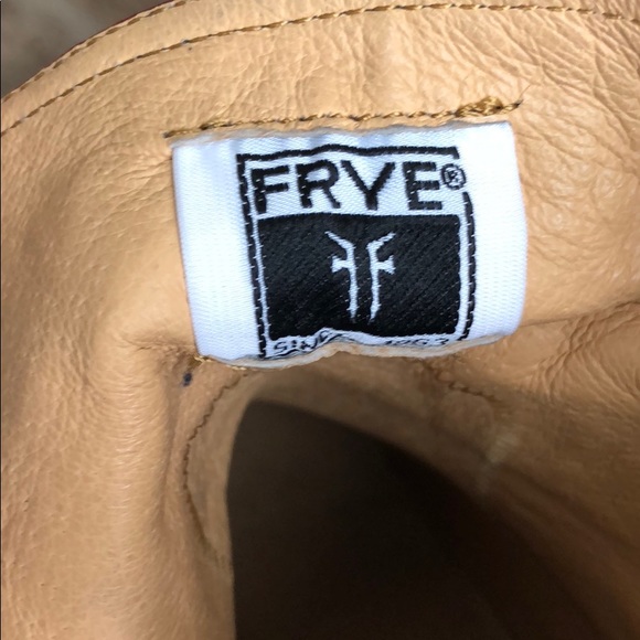 Frye Red Leather Boots- size 7.5 - Picture 4 of 8